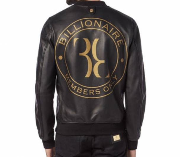 Billionaire Leather Bomber Members only